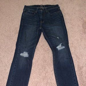 Hollister Skinny Fit Ripped Jeans
